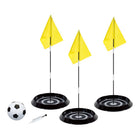 Foot golf set incl. voetbal pomp doelen