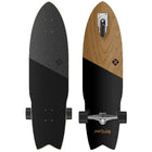 Street Surfing Shark Attack 36" Self-Propelled Longboard Koa Black