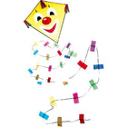 Vlieger 35x35 cm clown