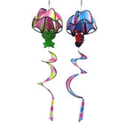 Rhombus Wind Chime Assorted Ladybug Or Frog