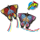 Vlieger pop-up vlinder 97x85 cm