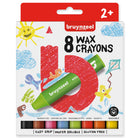 Bruynzeel Gluten-Free Thick Wax Crayons 8 Pieces