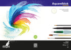 Aquarelpapier A3 300gr 16 vel roomwit