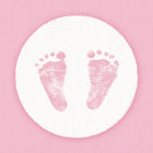 Basic Napkins Baby Feet Girl 25 cm 20 pieces