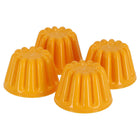 Puddingvormen 100 ml 4 stuks geel