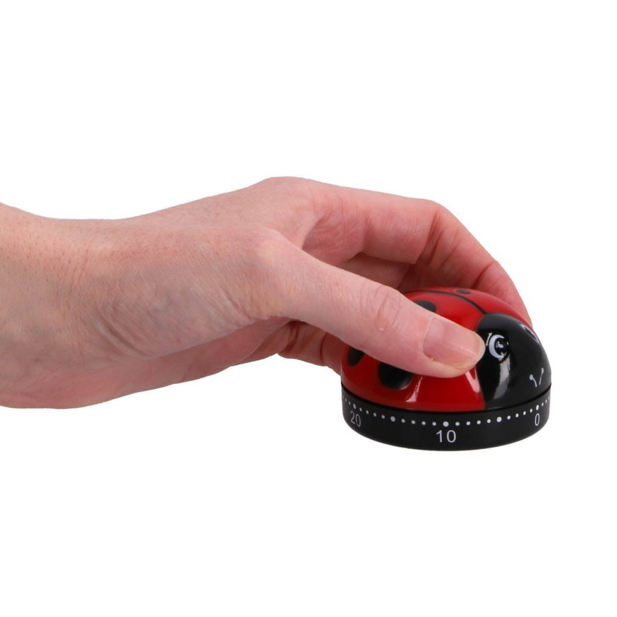 Patisse Kookwekker Lieveheersbeestje 6 Cm Zwart/Rood