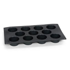 Patisse Mini Muffin Mold 11 Cavities 29x17 cm Black/Silicone