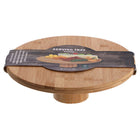 Serveerschaal bamboe 28 cm