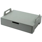 Laptoptafel met lade 41x30x14.5 cm groengrijs hout
