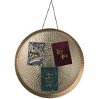 Wanddecoratie schaal 38 cm goud aluminium