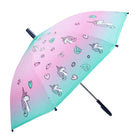 Kinderparaplu eenhoorn roze blauw