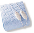 Elektrische onderdeken 2-persoons 150x150 cm fleece blauw