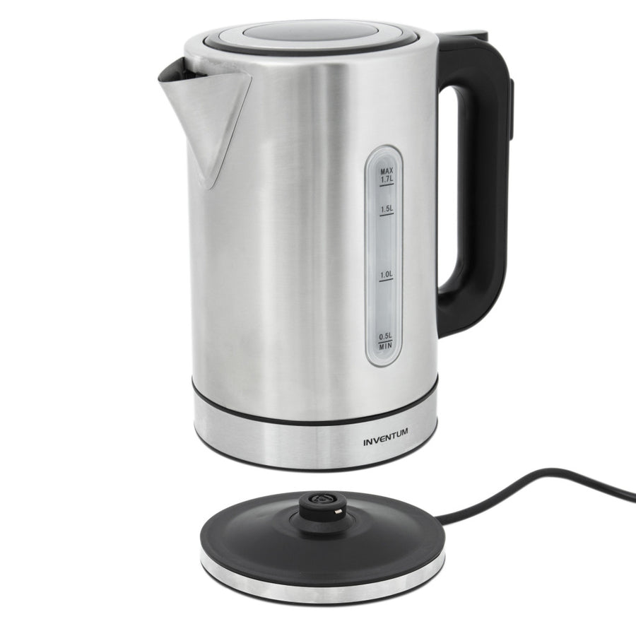 Inventum Hw817D Snoerloze Waterkoker 2200W 1.7L Rvs/Zwart