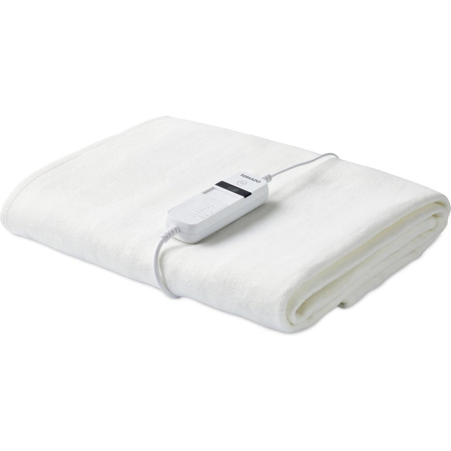 Tomado Teb1510W Elektrische Deken 150X80 Cm Wit/Fleece