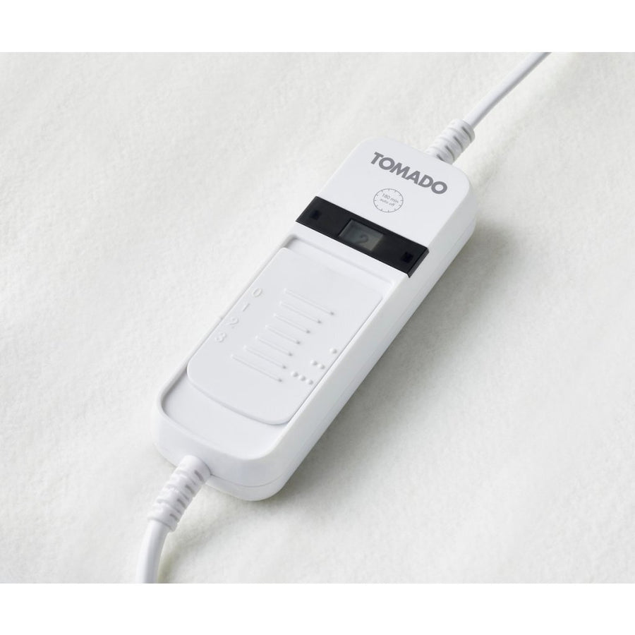 Tomado Teb1510W Elektrische Deken 150X80 Cm Wit/Fleece