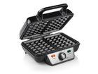 Wafelijzer 1000W RVS zwart