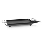 Bakplaat 46x26 cm 2000W zwart