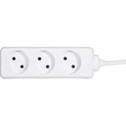 Scanpart Power Strip 3-Way Angled 3.0M Cord