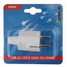 Scanpart Plug With RA, PVC White