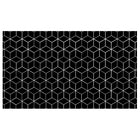 Inductiebeschermmat 90x52 cm zwart siliconen