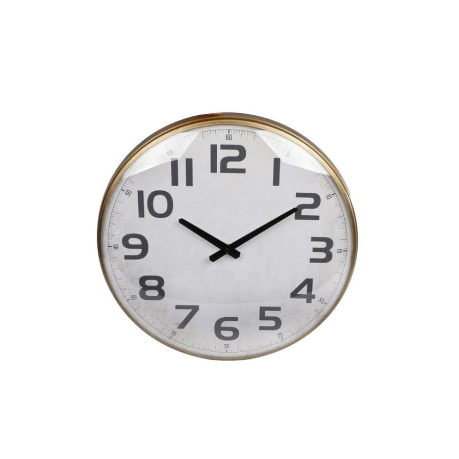 Overige Merken Wandklok Dresden 43X6.5X43 Cm Messing/Metaal