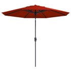 Parasol Paros II Luxe 300 cm Steenrood