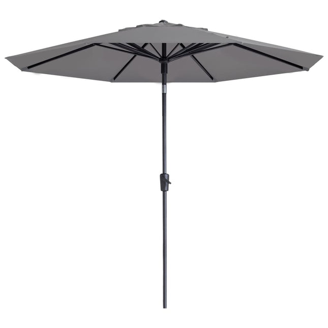 Parasol Paros II Luxe 300 cm Lichtgrijs