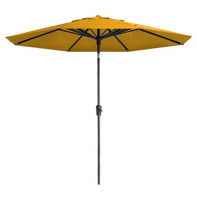 Madison Parasol Paros Ii Luxe 300 Cm Goudkleurig Goudgloed