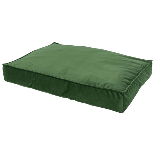 Hondenkussen Velvet 100x70x15 cm groen 100 x 70 x 15 cm Groen