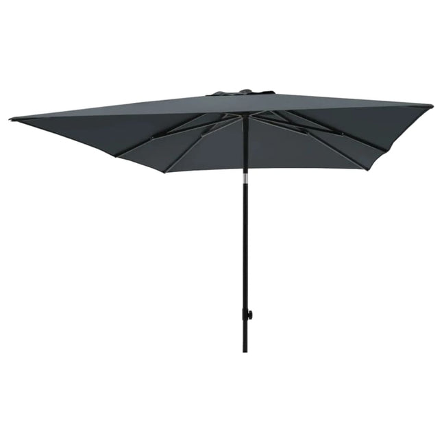 Parasol Denia 200x200 cm grijs Grijs