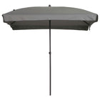 Parasol Patmos Luxe rechthoekig 210x140 cm Lichtgrijs