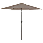 Parasol Tenerife rond 300 cm Taupe