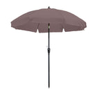 Parasol Lanzarote rond 250 cm Taupe