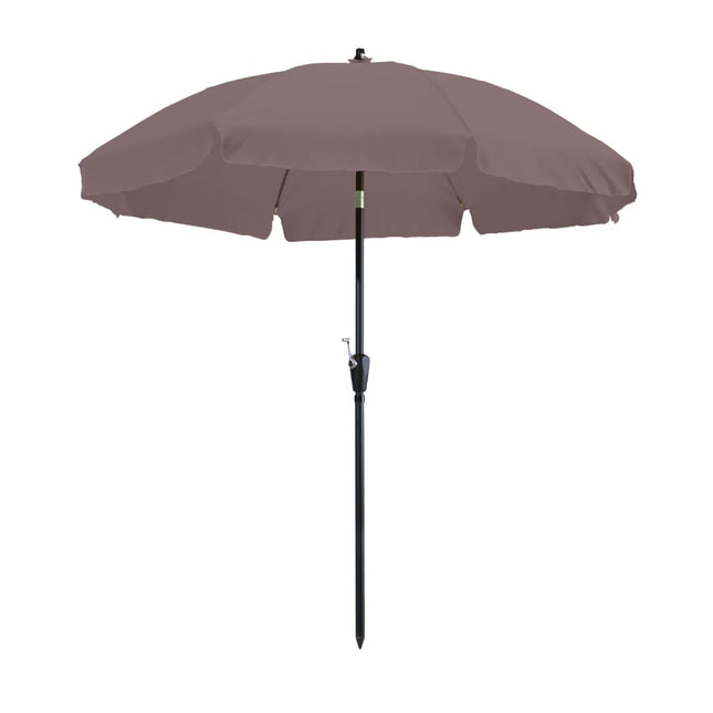 Parasol Lanzarote rond 250 cm Taupe