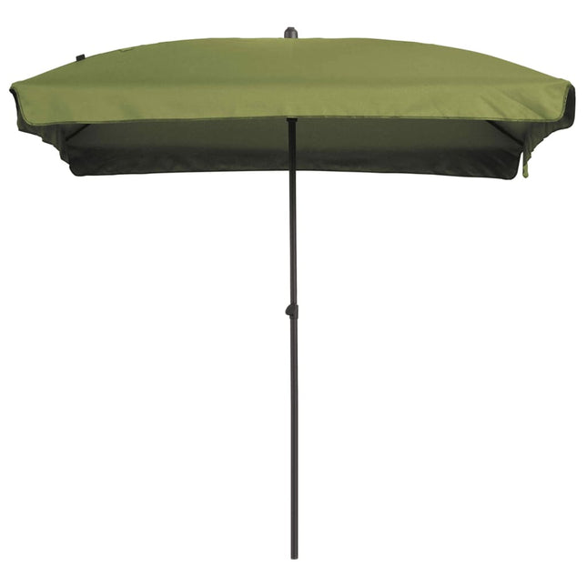 Parasol Patmos Luxe rechthoekig 210x140 cm saliegroen Groen