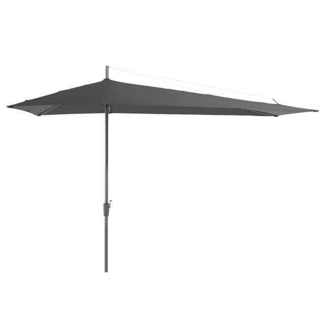 Parasol Asymmetric Sideway 360x220 cm grijs PC15P014 Grijs