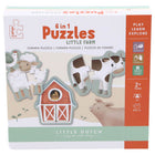 Puzzel 6in1 boerderij Little Dutch 3-5 stukjes