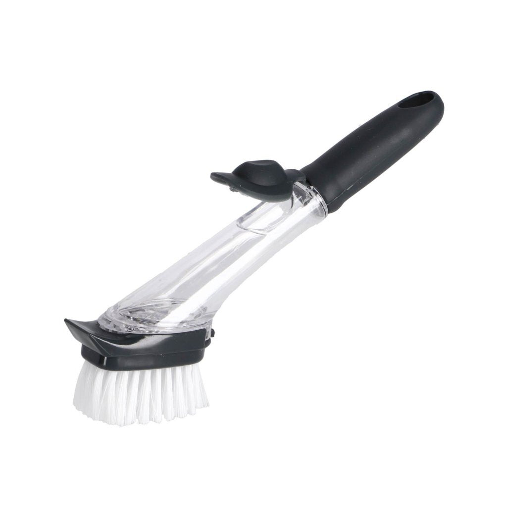 Overige Merken Aqua Laser Afwasborstel Met Dispenser + Schuurspons Zwart/Wit