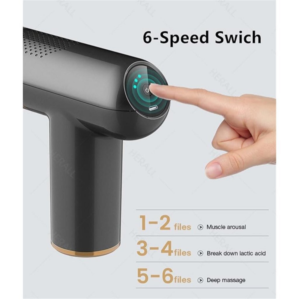 Overige Merken Mesa Massage Gun Pro Zwart/Goud
