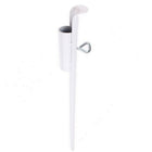 Parasolharing staal wit 50 cm Ø28mm