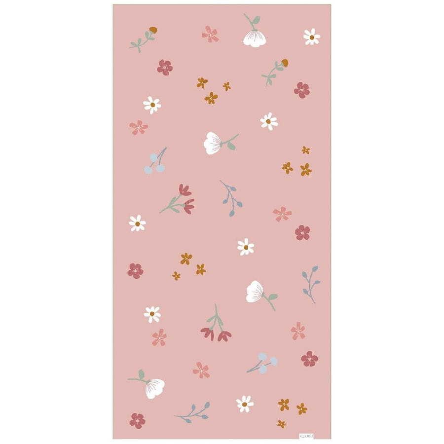 Little Dutch Pink Flowers Strandlaken 60X120 Cm Lichtroze