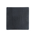 Douchemat 55x55 cm zwart anti-slip