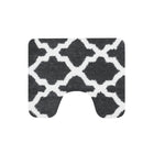 Toiletmat 60x50 cm antraciet wit