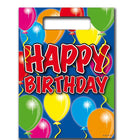 Basic Happy Birthday Party Bags 8 Pieces