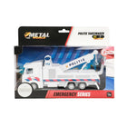 Politie sleepwagen diecast metaal pull back