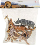 Dieren speelgoed 5 stuks wilde dieren