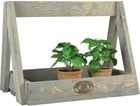 Esschert Design Wooden Plant Stand 29X39.2X28.9 Cm Grey