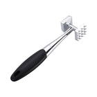 Vleeshamer 21.5 cm zink alloy zilver zwart