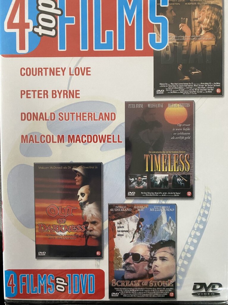 Overige Merken Dvd 4 Top Films Beat/Timeless/Scream Of Stone/Out Of Darkness