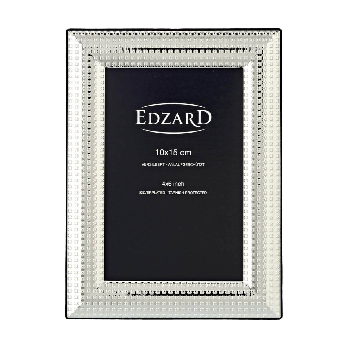 Fotolijst 10x15 cm staal zilver